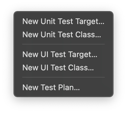 添加测试计划/测试目标/单元测试类